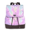 thumbnail image 1 of Fotbe Purple Sparkling Butterfly Mochila Bolso con Estampado para Mujer, Mochila Antirrobo de Nylon Impermeable, Bolsa Ligera de Hombro, 1 of 4