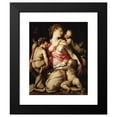 thumbnail image 2 of Francesco de' Rossi 12x14 Black Modern Framed Museum Art Print Titled - Charity (C. 1545), 2 of 5