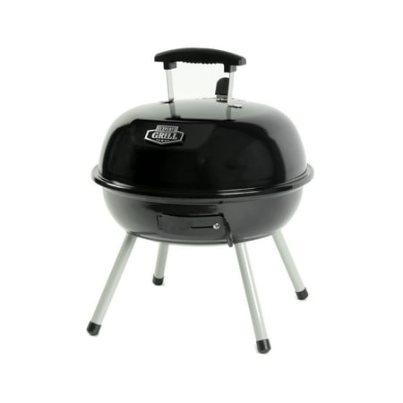 Expert Grill 14.5'' Steel Portable Charcoal Grill, Black