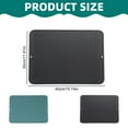 thumbnail image 3 of Soft Rubber Dish Drying Mat for Kitchen Flexible Non-Drain Silicone Board for Dishes & Glassware Heat Counter Protector, 3 of 9