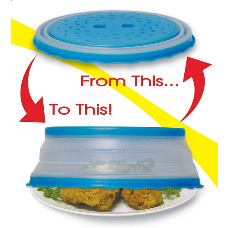 Handy Gourmet Collapsible Microwave Shield - (Jb5272) - Blue