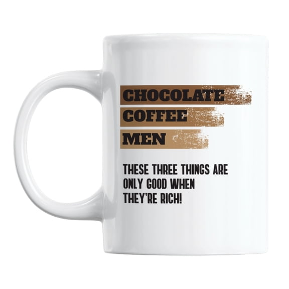 Funny Sarcastic Quotes About Men White Ceramic Coffee & Tea Mug (11oz)