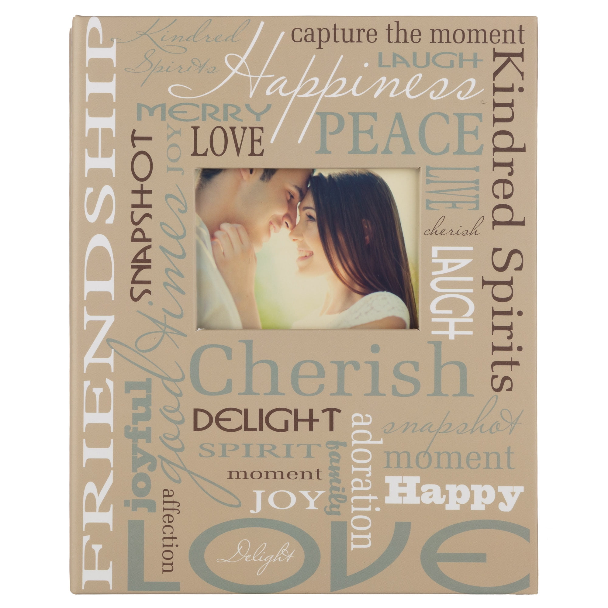 Pinnacle Sentiment Photo Album With Framed Front, Holds 208, 4"x6" Photos