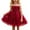 Red, variant on Girls Sparkly Tutu Dress - Sequin Party Gown for Performance, Recital & Celebration,3-4 Years