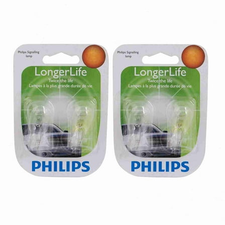 2 pc Philips 904LLB2 Long Life Back Up Light Bulbs