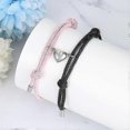 thumbnail image 4 of 1 Set Couple Matching Bracelets, Bf And Gf Bracelets, Best Friend Bracelet,stretch Adjustable Braid Bead Bracelets Christmas Birthday Valentines Day, 4 of 4