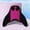 Black Pink, variant on Kids Mermaid Swim Fins, Lightweight Adjustable Monofin Snorkeling Tail Fin for Pool Training and Swim Practice