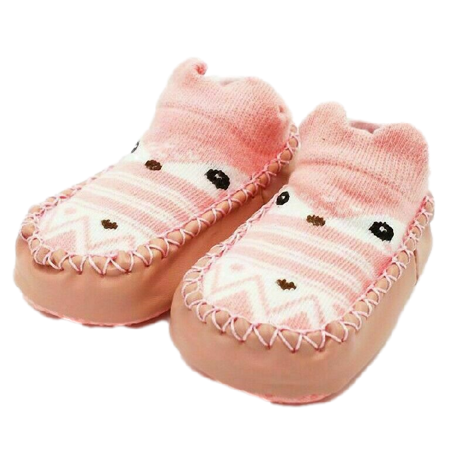 

Newborn Baby Sock Shoes Anti-Slip Warm Socks Kids Cartoon Pattern Floor Slippers