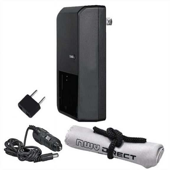 Olympus Evolt E-1 Off Camera Intelligent AC & DC Rapid Charger   Nwv Direct Microfiber Cleaning Cloth.