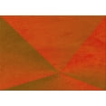 thumbnail image 1 of Ahgly Company Machine Washable Indoor Rectangle Transitional Orange Red Orange Area Rugs, 2' x 3', 1 of 7