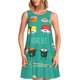 thumbnail image 1 of Fotbe Cute Sushi Vestido de Verano sin Mangas para Mujer – Vestido Midi Línea A, Estilo Camiseta Floral, Vestido Playero Casual y Fluido, 1 of 7