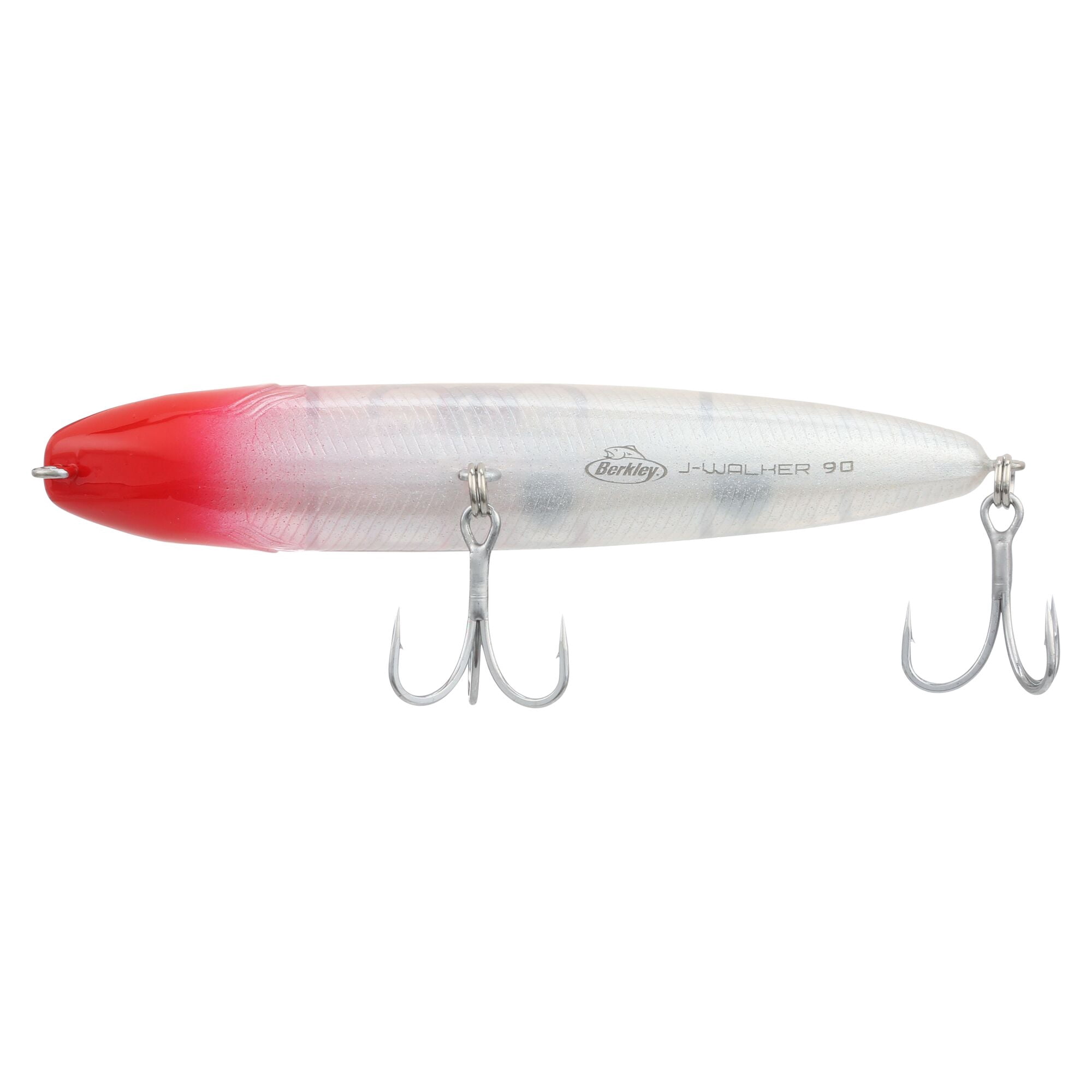 Berkley J-Walker 90 Saltwater, 3.5 in, Topwater Baits, Red Head (1 Count)