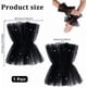 thumbnail image 2 of Guantes cortos de encaje sin dedos, de tul perlado, para boda, con puños para mujer, para mascarada, fiesta de bodas, 2 of 9