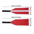 thumbnail image 2 of Yuarrent Banderas universales para remolque de Kayak, equipo para deportes acuáticos, tela Oxford, correas altamente visibles, señales de advertencia de Ropa Deportiva, Zapatos sin raya Yuarrent OD023423-02, 2 of 6
