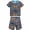 Dark gray Cars, variant on QEFJNO 2-8Y Kids Boys Cotton Pajamas Set 2PCS Short Sleeve Top and Shorts for Toddler Boys Cars Printed Pjs Summer