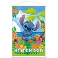 thumbnail image 1 of Disney Leroy and Stitch - Beach Wall Poster, 22.375" x 34" Framed, 1 of 4