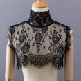 thumbnail image 4 of GENEMA Detachable Blouse False Collar Embroidered Lace Fake Collar Choker Peter Pan Necklace Shoulder Covering, 4 of 19