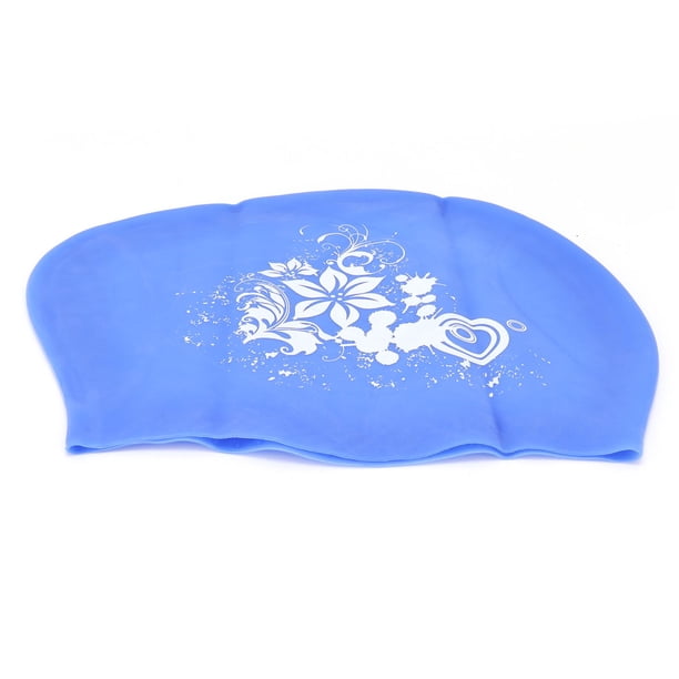 Gorros de natación para mujeres que nadan, gorro de natación con impresión de gorros de natación de silicona para mujeres Gorro de natación para mujeres y hombres construidos para la precisión