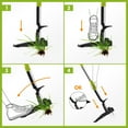thumbnail image 2 of Weed Puller Tool,Garden Weed Remover Tool,4-Claw Stand Up Weeder-Gardening Hand Weeding Tool with 39.4" Handle,Easily Remove Weeds Without Bending,Pulling or Kneeling., 2 of 6