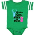 thumbnail image 3 of Inktastic Gender Reveal Will It Be a Little Buck or Doe? Girls Baby Bodysuit, 3 of 5