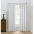 thumbnail image 1 of Eclipse Draft Stopper 63" Room Darkening Rod Pocket Window Curtains Panel, 1 of 3