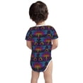 thumbnail image 5 of Daiia Mandalas Dragonfly Printed Unisex-Baby Short Sleeve Onesies Bodysuits Baby Climbing Clothes Soft and Comfortable Romper with Expandable Shoulder Design-12 Months, 5 of 8