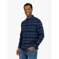 thumbnail image 2 of Chaps Men's and Big Men's Comfort Stretch Flannel Shirt, Sizes S-2XL, 2 of 7