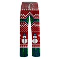thumbnail image 6 of Lumtrix Christmas Pajama Pants For Women Oversized Funny Nordic Print Comfy Drawstring Holiday Sleepwear Red S, 6 of 6