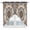 Blue beige, variant on Swag Valance Curtains for Windows, Southwestern Boho Light Filtering Kitchen Curtains with Rod Pocket, Blue Brown Retro Geometric Ethnic Window Treatment Valances for Living Room, 36x63 - 2 PCS