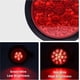 thumbnail image 3 of 2pcs Truck Tail Lights, 24v Round Integrated High Brightness Led Tail Lights, Trailer Brake Lights, Truck, Vans, Caster, Red, 3 of 5