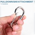 thumbnail image 4 of Adjustable Multifunctional LAT Pull Up Bar Cable Machine Attachment for Home Gym Bench Press Squat Training, 4 of 5