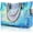 Tie Dye Blue, variant on Women’s Beach Tote Bag – Large Waterproof and Sandproof Canvas Bag with Zipper for Pool, Travel, and Swim-Flowers
