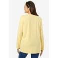 thumbnail image 2 of Woman Within Plus Size Perfect Long-Sleeve Crewneck Tee (Petite Available), 2 of 5