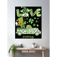thumbnail image 2 of Gnome Shamrock Truck Love Emt Life Nurse St. Patrick'S Day Poster Wall Art, Modern Wall Decor, 12x18 UNFRAMED, 2 of 3