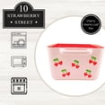 thumbnail image 4 of 10 Strawberry Street Cherry Hearts Loaf Pan, 4 of 6
