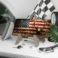 thumbnail image 3 of Elk in Front of American Flag Front License Plate, Metal License Plate, Funny Standard Plates Personalized Novelty Decorative For Men/Women/Boys/Girls Car 6×12 Inch, 3 of 6