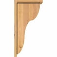 thumbnail image 3 of 7 1/2"W x 12"D x 24"H Carmel Smooth Corbel w/Backplate, Western Red Cedar, 3 of 9