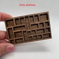 thumbnail image 2 of 1:12 Miniature Trinket Shelf Crystal Dollhouses Decor Printers Tray, 2 of 6