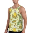 thumbnail image 2 of Pofeuu Corn And Corn Oil Print Men's Workout Tank Tops Sleeveless Muscle Gym Shirt Quick Dry-XX-Large, 2 of 7