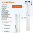 thumbnail image 6 of VEVOR Snow Roof Rake 30ft Reach Aluminium Roof Shovel with Slide Cloth 19" Blade, 6 of 8