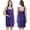 Dark Purple, variant on Towel Robe for Women with Straps - Lightweight Absorbent Cozy Bath Wraps for Women After Shower (Including Plus Size)
