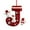 J, variant on Moocorvic 26 Initial Letter Ornaments Christmas Tree Decoration Personalized Hanging Alphabet Pendant, A