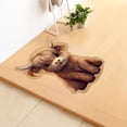 thumbnail image 4 of Hearth & Gear Get Comfortable With This High Low Cow Shaped Mat: A Delightful Addition To Any Space For Home In The Bathroom Mat Was Blanket Bedroom Rug 8x10 Knitted Blankets Dorm Room Carpet Earth, 4 of 7