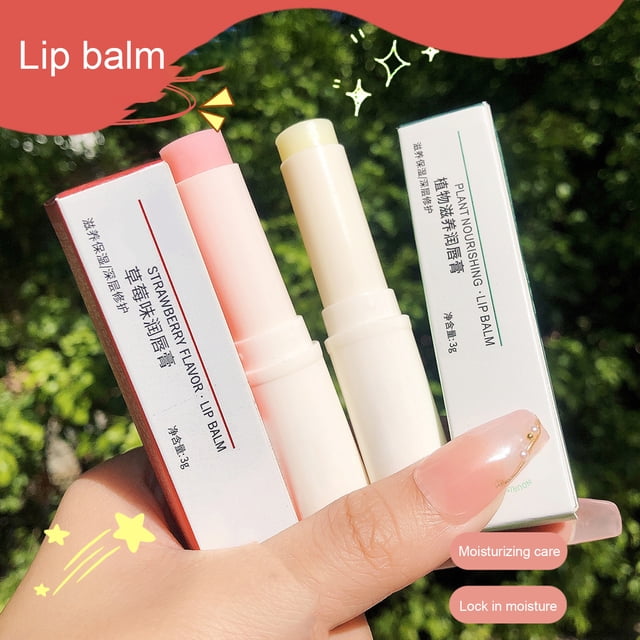 3g Lip Balm Long Lasting Moisturizing Compact Skin Care Lip Scrub for Daily Use