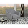 thumbnail image 1 of Fauteuil club, Gris clair, 1 of 1