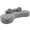 Gray, variant on MIKIBAMA 105.5''Curved Cloud Couch Sofa 3-4 Seater Couch with 2 Pillows Point-shaped corduroy,(Anti-Wrinkle) , Gray