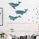 thumbnail image 3 of Arte mural con criaturas marinas. Tiburón ballena de madera. Pieza única para el salón o el dormitorio., 3 of 5