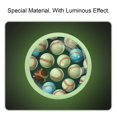 thumbnail image 2 of Baseball Fluorescent Drawer Pulls - Round Knobs - Glow-in-the-Dark Door Handles - 4-Pack - Suitable for Cabinets, Wardrobes, Dressers - Furniture Decor with Screws, 2 of 6