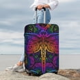 thumbnail image 7 of Fuzoiu Indian Mandalas Dragonfly Print Suitcase Cover,Washable Luggage Covers for Suitcase,Elastic Luggage Protector Cover,Scratch Resistant Travel Suitcase Covers-Small, 7 of 7