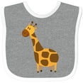 thumbnail image 3 of Inktastic Giraffe Jungle Zoo Animal Boys or Girls Baby Bib, 3 of 4
